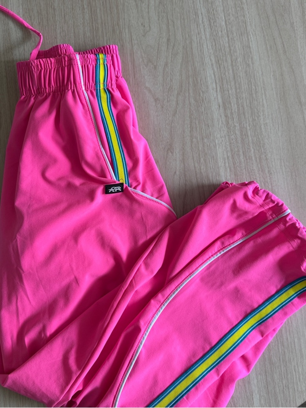 Tiger Friday disconnect wide leg joggers- hot punk size CXL - Picture 5 of 8